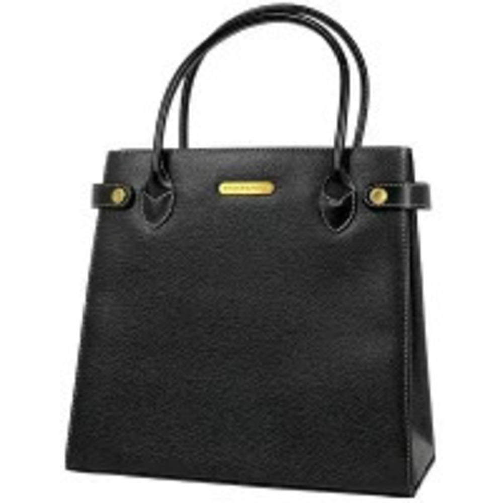 Burberry Handbag Tote Bag Leather Black